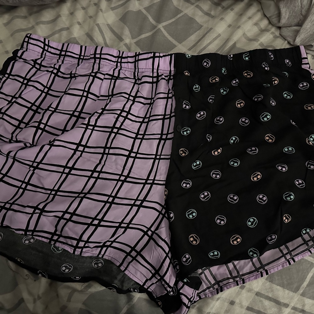 Jack Skellington sleep shorts